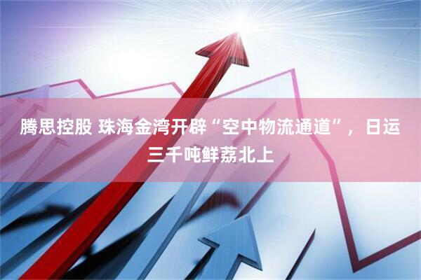 腾思控股 珠海金湾开辟“空中物流通道”，日运三千吨鲜荔北上