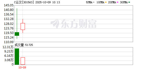 百胜证券 C云汉获融资净买入5330.94万元